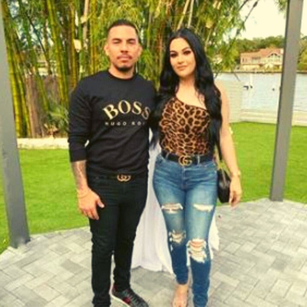 Candy Aguilar and her husband