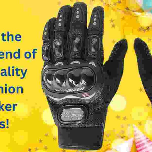 Explore the Perfect Blend of Functionality and Fashion with Biker Gloves! (1)